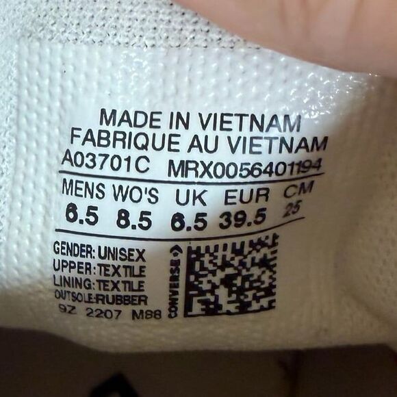 Converse Run Star Hike lugged 2.0 Sneakers A03701C mystic orchard Women’s 8.5 - Picture 8 of 8